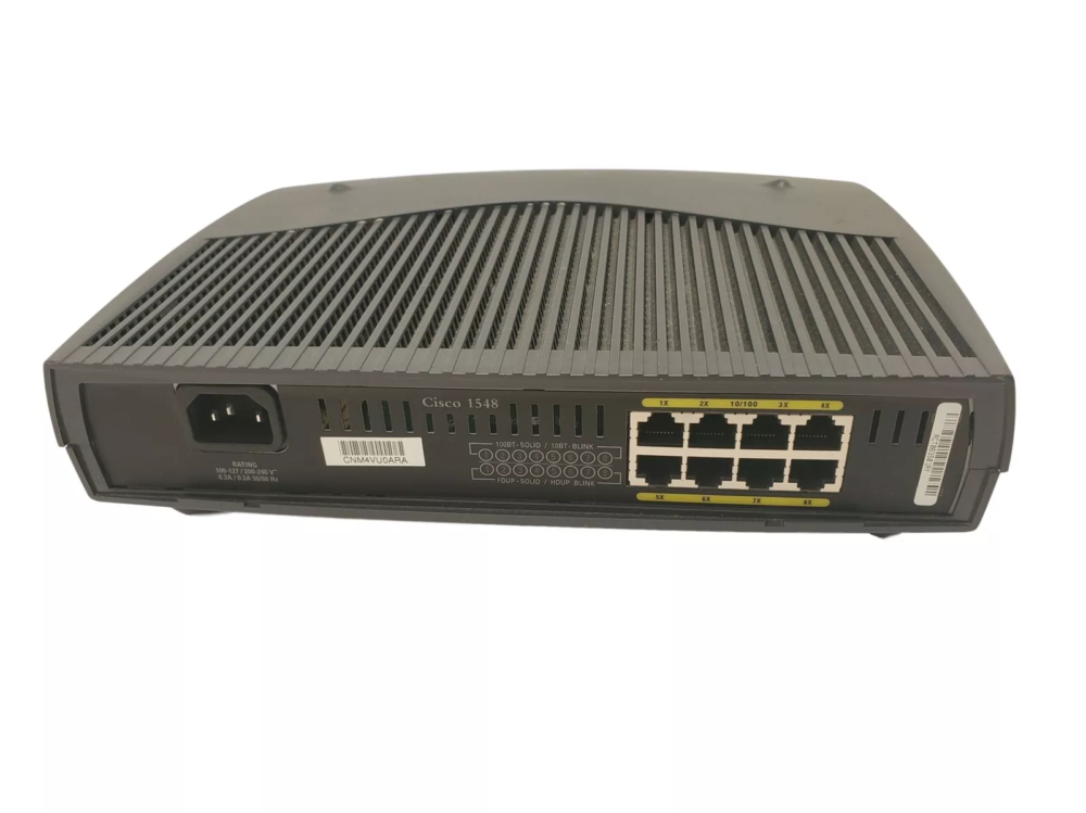 Cisco 1548U 8 Port 10/100 Network Switch - Image 2