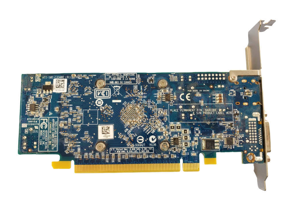 AMD ATI Radeon HD 7570 1GB PCI-E DisplayPort DVI-D port Graphics Card 109-C33457-00 - Image 3