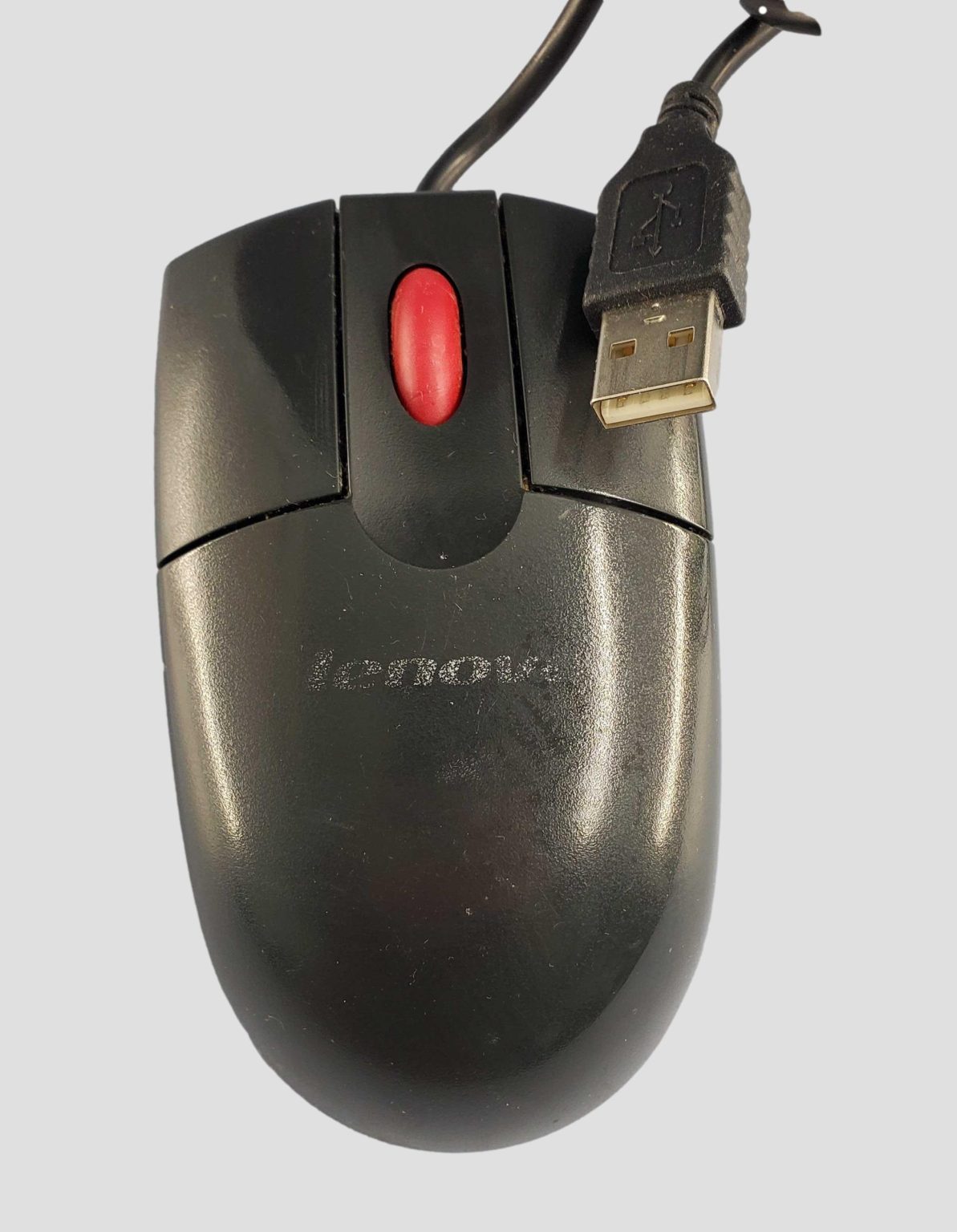 Lenovo Wired USB Mouse, 3 button, Scroll Wheel MO28UO - Image 3