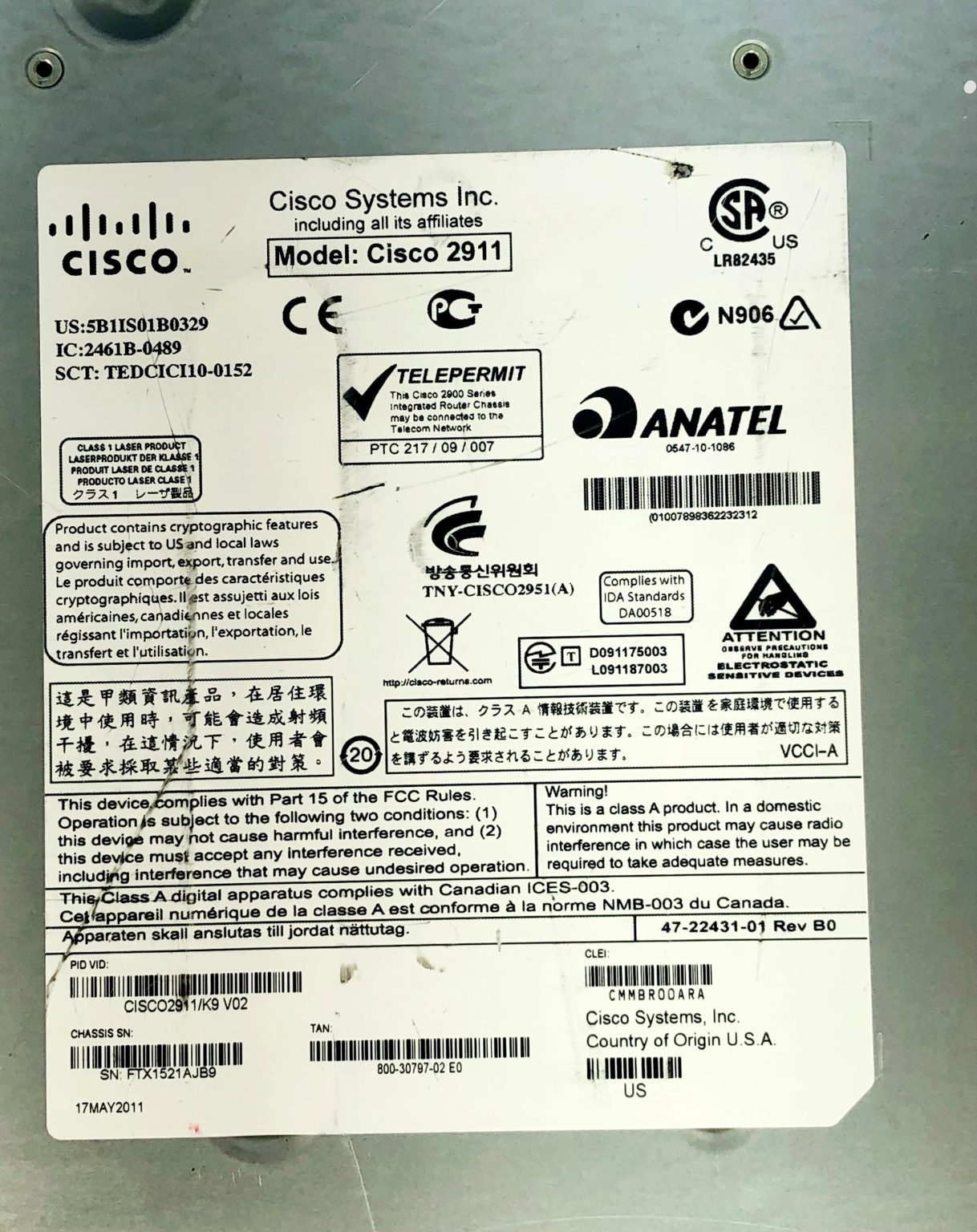 Cisco 2911 Integrated Service Router with Ports - Image 6